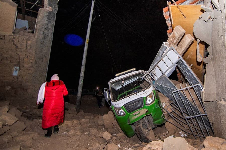 At least six dead and 21 injured after twin earthquakes hit Peru