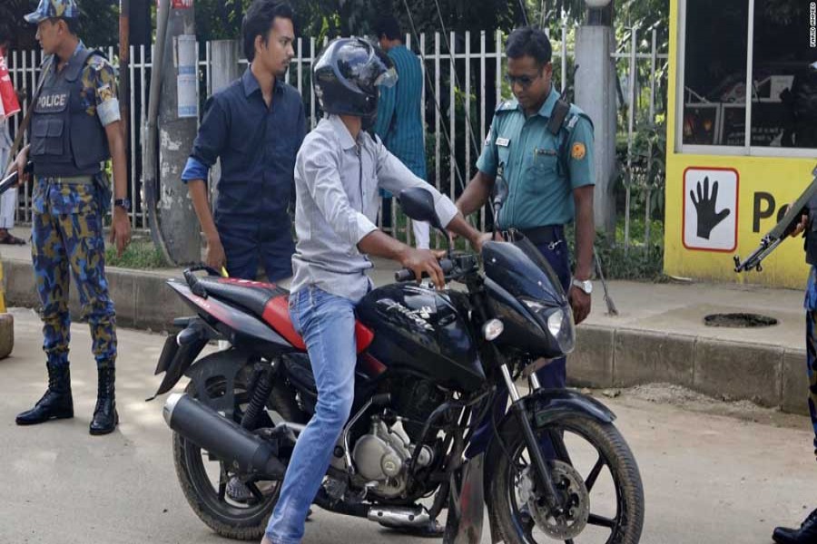 Motor cycle without registration must not ply on road   