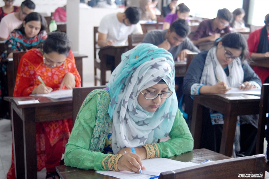 A total of 13,472 admission seekers appeared in the test under Cha-Unit against 135 seats this year. (File Photo)