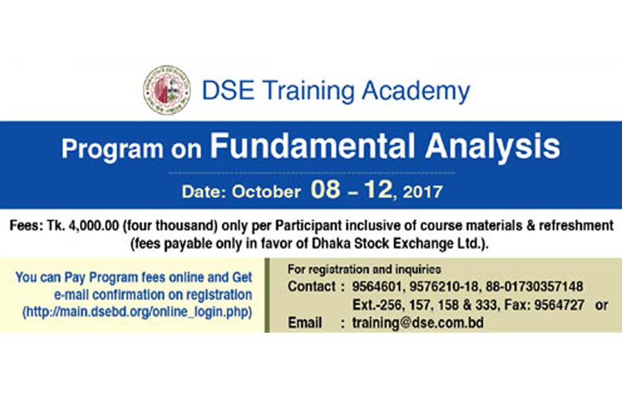 DSE arranges ‘Fundamental Analysis’ training