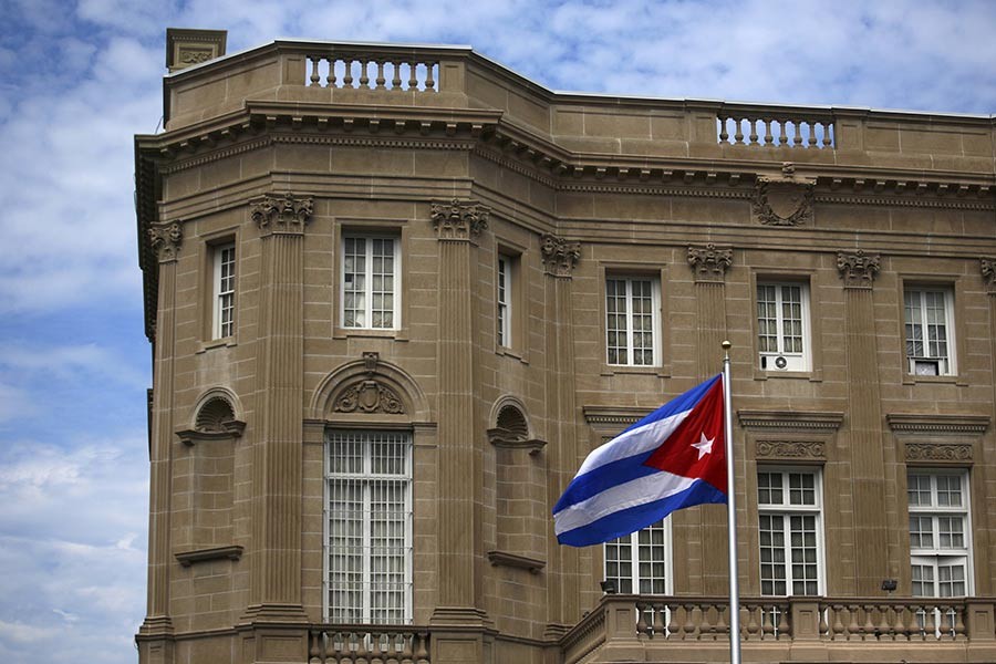The Cuban embassy in Washington. Reuters Photo