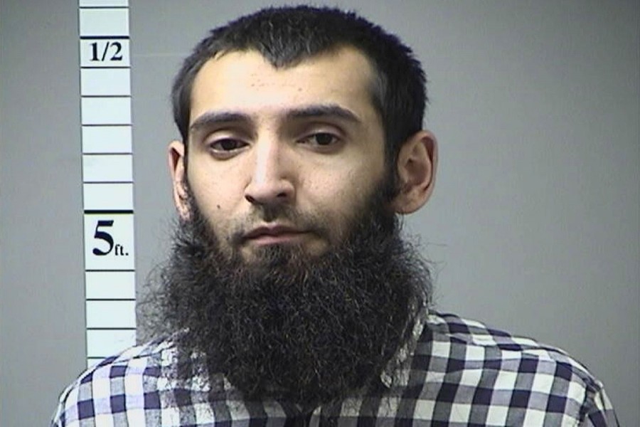 Sayfullo Saipov, the suspect in the New York truck attack, had requested permission to display the flag of the Islamic State militant group in his hospital room. - Handout photo via Reuters.