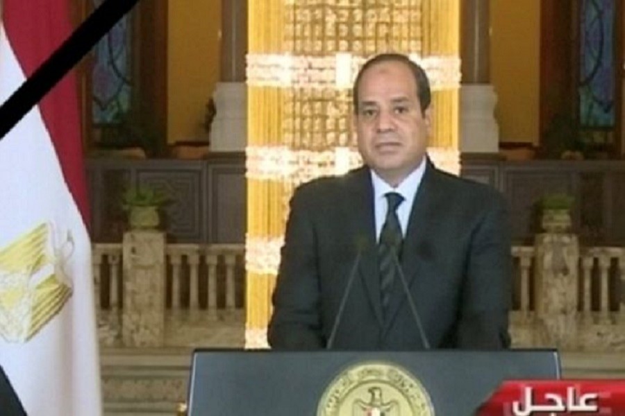 Security forces "will avenge our martyrs", President Sisi said. Photo: Reuters