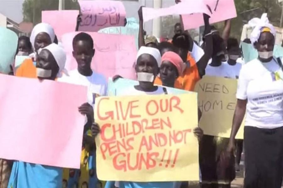 JUBA: The protesters in Juba said they wanted a better future for their children.	— Al Jazeera