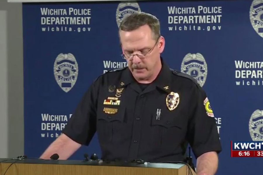 Police in Wichita, Kansas released the 911 recording of what that they say is a 'swatting' prank call that led to a fatal police shooting (Photo collected from internet)