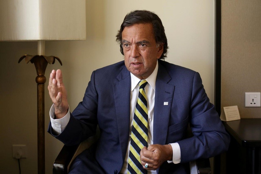 Former New Mexico governor Bill Richardson speaks during an interview with Reuters as a member of an international advisory board on the crisis of Rakhine state in Yangon, Myanmar January 24, 2018. Reuters