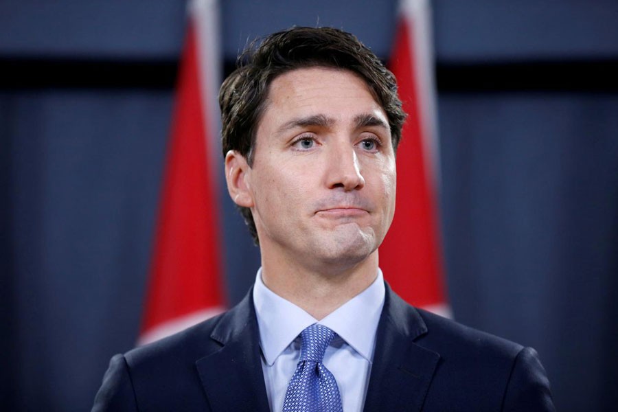 Canada's Prime Minister Justin Trudeau takes part in a news conference in Ottawa, Ontario, Canada, December 12, 2016. (REUTERS)