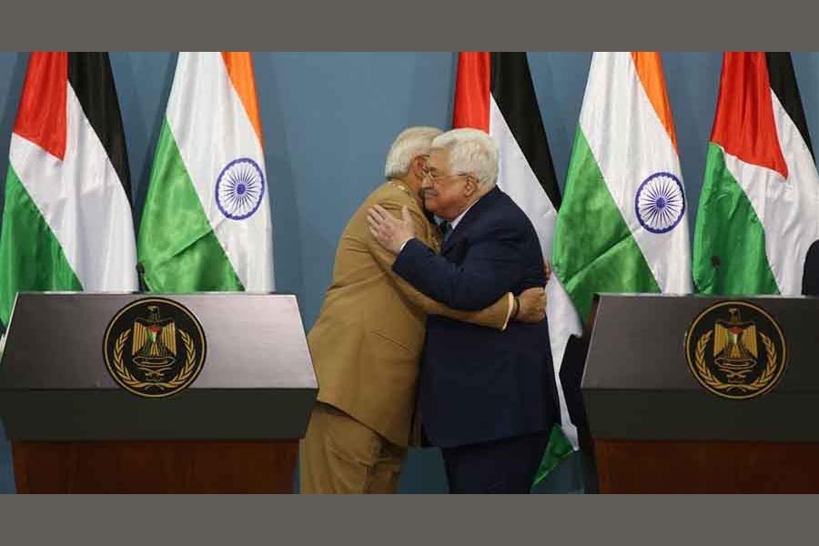 Palestine seeks India’s role for peace negotiations with Israel