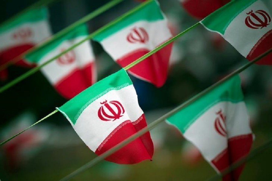 Iran's national flags are seen on a square in Tehran February 10, 2012, a day before the anniversary of the Islamic Revolution. Reuters/Files