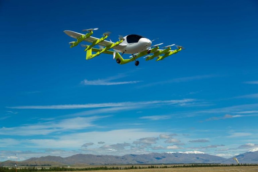 Self-flying taxi, funded by Google founder, takes off in New Zealand