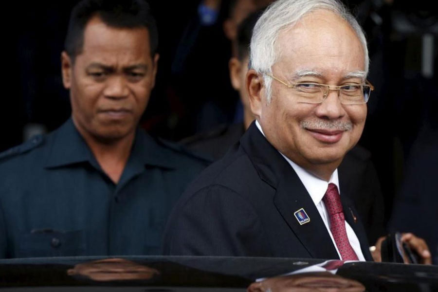 Malaysia’s Prime Minister Najib Razak leaves parliament in Kuala Lumpur, Malaysia, January 26, 2016. Reuters.