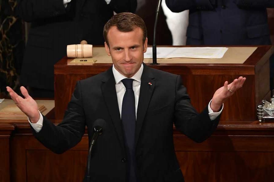 French President's internationalism