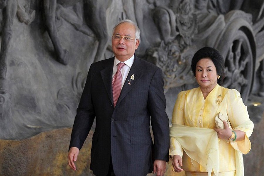 Prime Minister Najib Razak and his wife Rosmah Mansor. (Reuters)