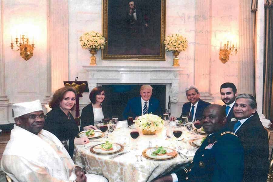 BD Ambassador Ziauddin attends Iftar at White House