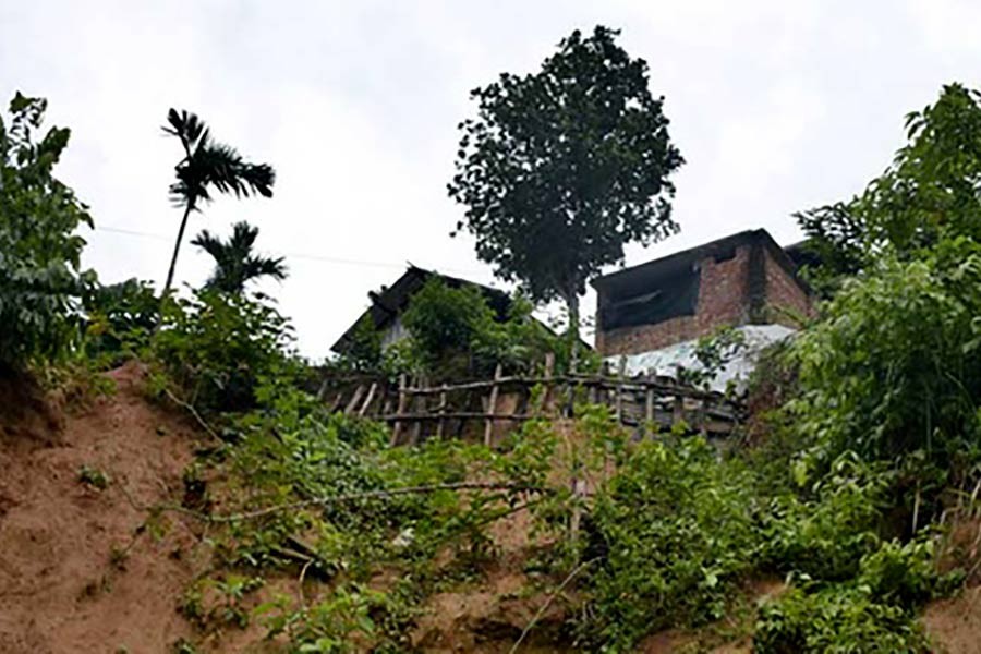 15,000 people at risk from landslides in Rangamati