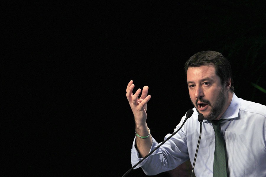 Matteo Salvini told May to stick to her principles and be prepared to walk away from the bloc without a deal - something many businesses fear could lead to chaos - Reuters photo