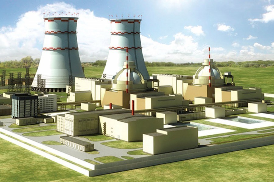 Artist’s view of Rooppur nuclear power plant — Collected