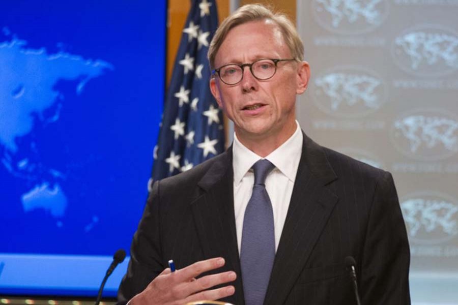 Brian Hook, special representative for Iran, speaks about the creation of the Iran Action (File Photo)