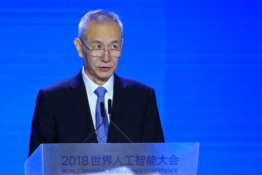 Chinese Vice Premier Liu He in Shanghai, China September 17, 2018. Reuters