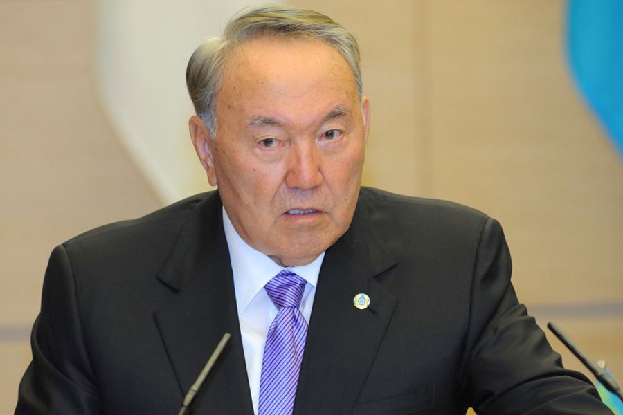 Kazakhstan President Nursultan Nazarbayev attends a news conference in Tokyo, Japan, Nov 7, 2016 - Reuters file photo