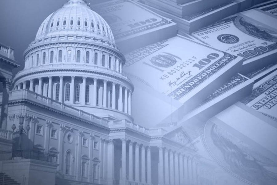 US budget deficit expands to $100b in Oct