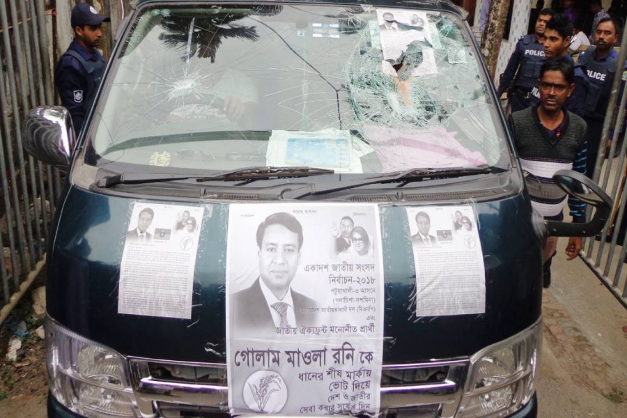 JP candidate’s motorcade, Rony’s wife’s vehicle comes under attack   