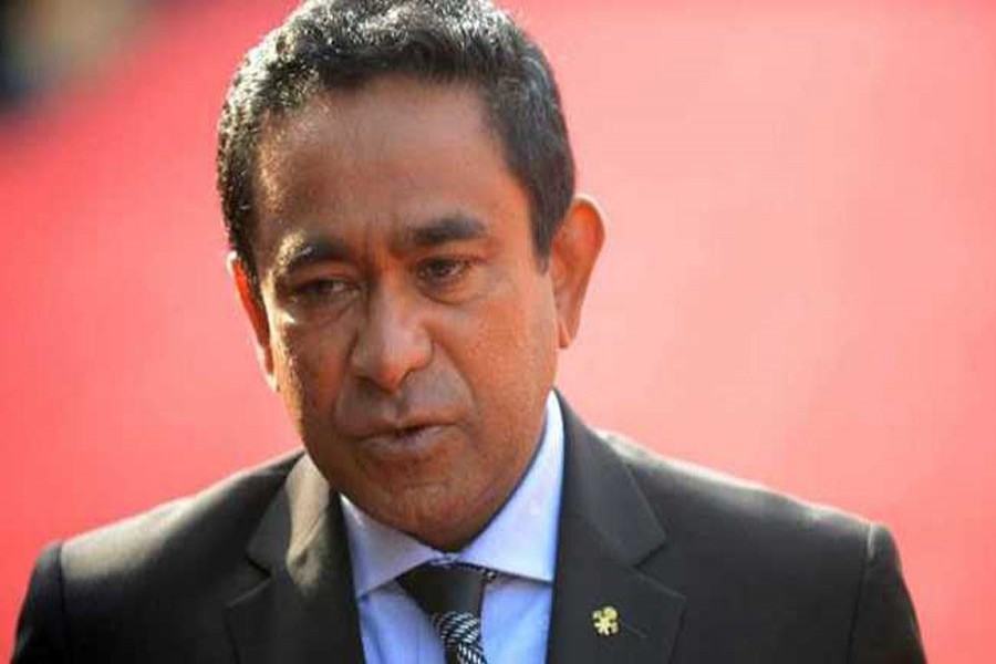 Maldives police freeze bank accounts of ex-president