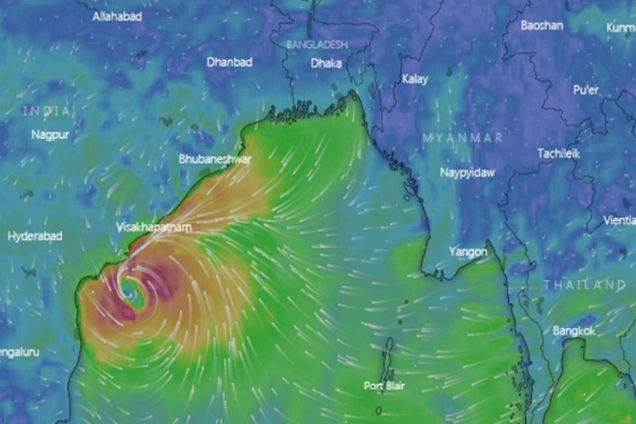 'Cyclone Phethai' intensifies, likely to hit India coast
