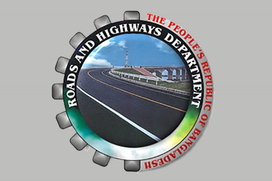Logo of the Roads and Highways Department (RHD) seen in this picture