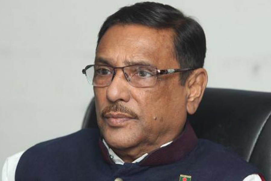 Awami League General Secretary Obaidul Quader seen in this undated file photo