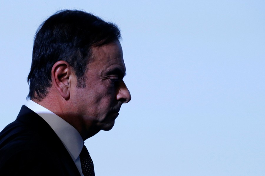 Nissan Motor's ousted Chairman Carlos Ghosn seen in this undated Reuters photo