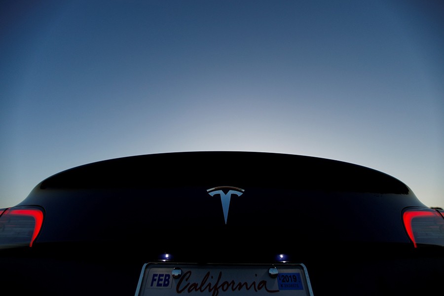 A 2018 Tesla Model 3 electric vehicle is shown in this photo taken in Cardiff, California, US on June 1, 2018 — Reuters/File