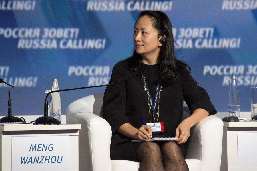 Meng Wanzhou, Executive Board Director of the Chinese technology giant Huawei, attends a session of the VTB Capital Investment Forum "Russia Calling!" in Moscow, Russia, October 2, 2014 - Reuters/Files