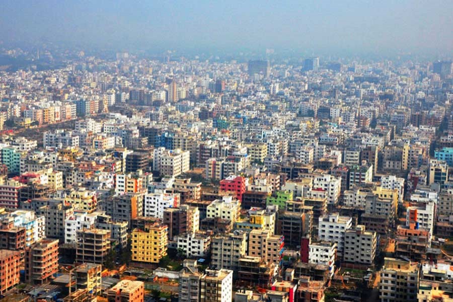 A file photo of Dhaka city (Collected)