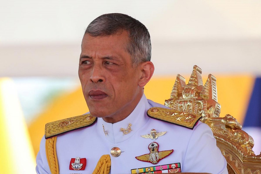 Thailand's King Maha Vajiralongkorn attending the annual Royal Ploughing Ceremony in central Bangkok, Thailand recently	— Reuters