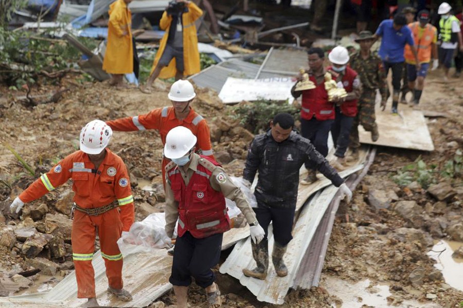 Death toll in Myanmar landslide climbs to 56