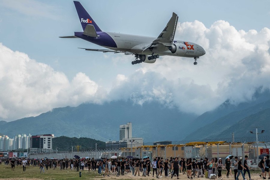 Over 150 flights canceled as Hong Kong Airport is flooded by protesters