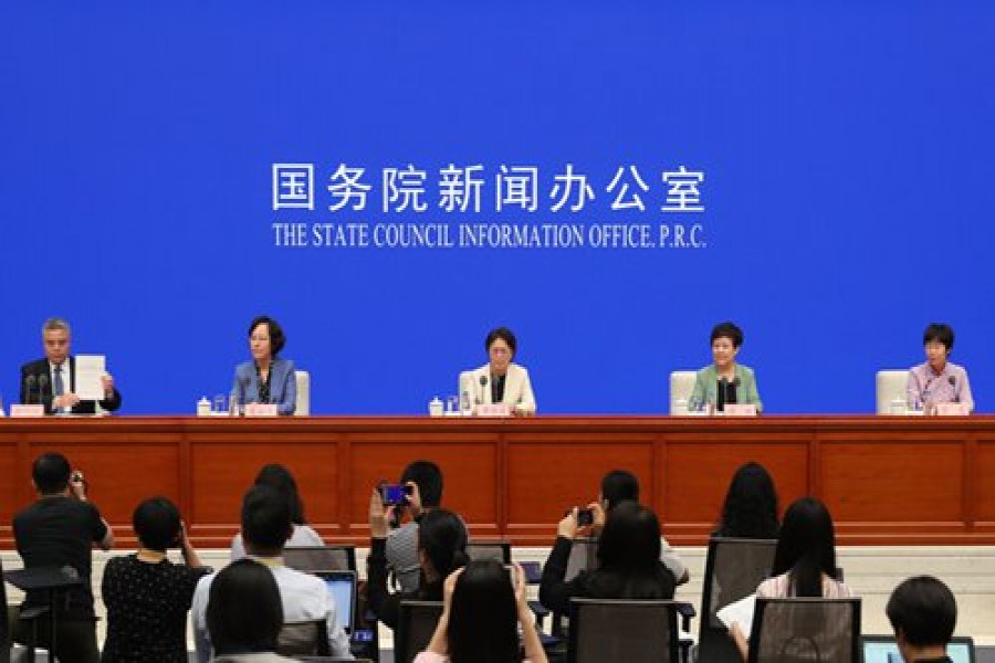 China publishes white paper on progress of women's cause in 70 years