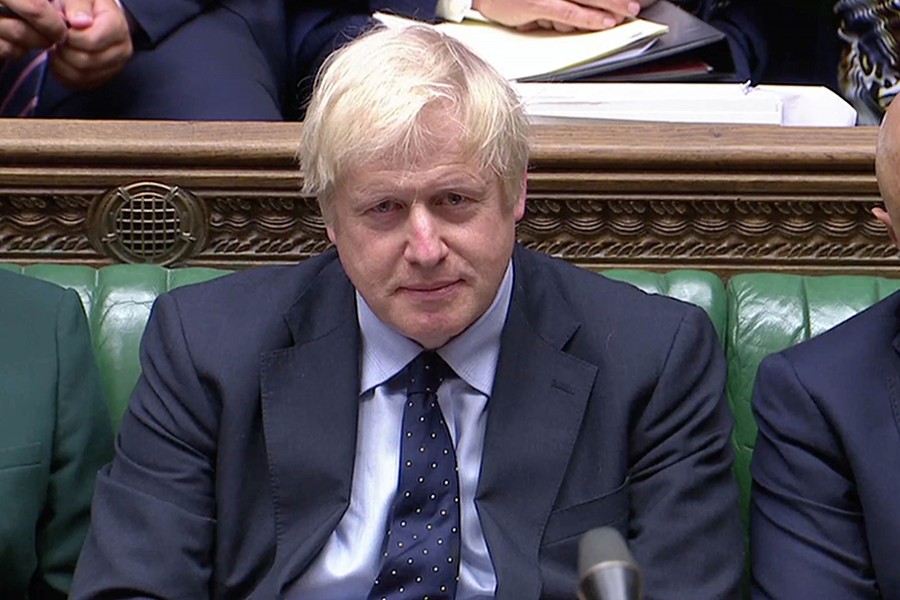 Britain's Prime Minister Boris Johnson seen in this undated Reuters photo