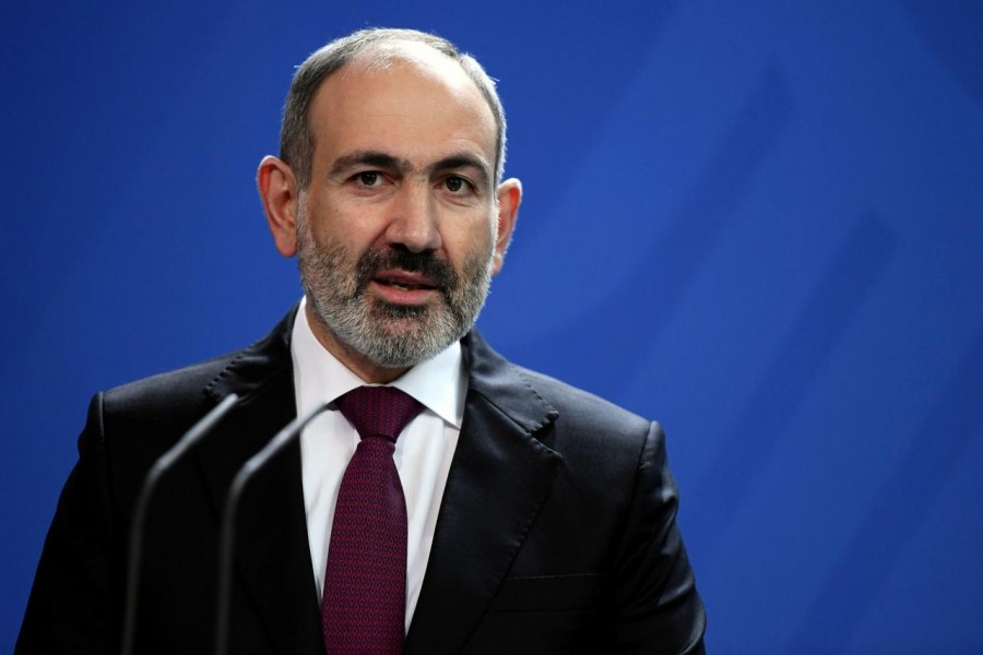 Armenia's Prime Minister Nikol Pashinyan seen in this undated Reuters photo
