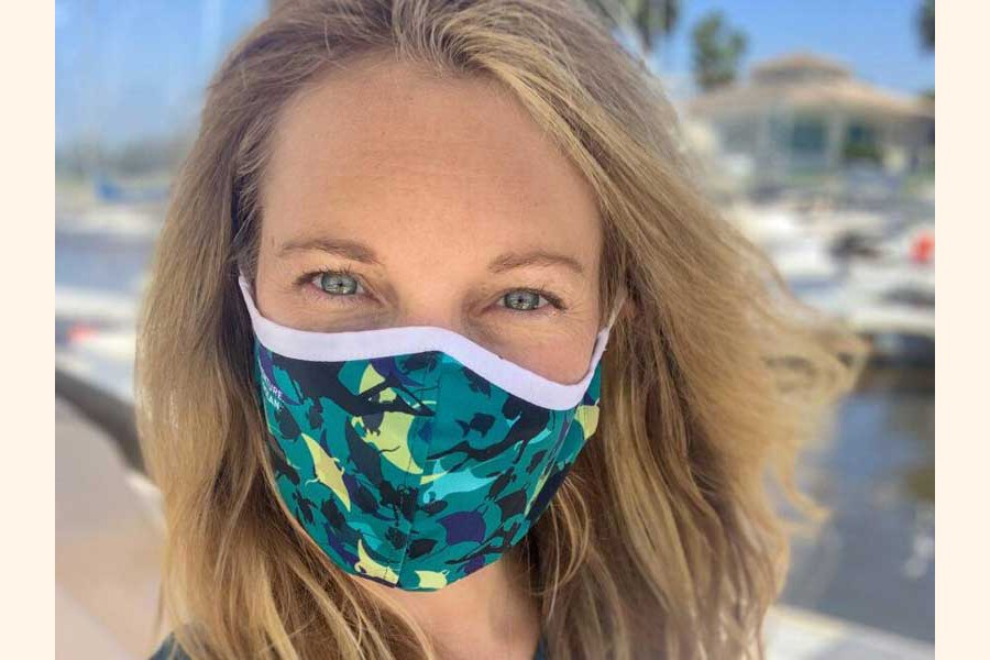 How scuba divers are turning ocean waste into Covid face masks