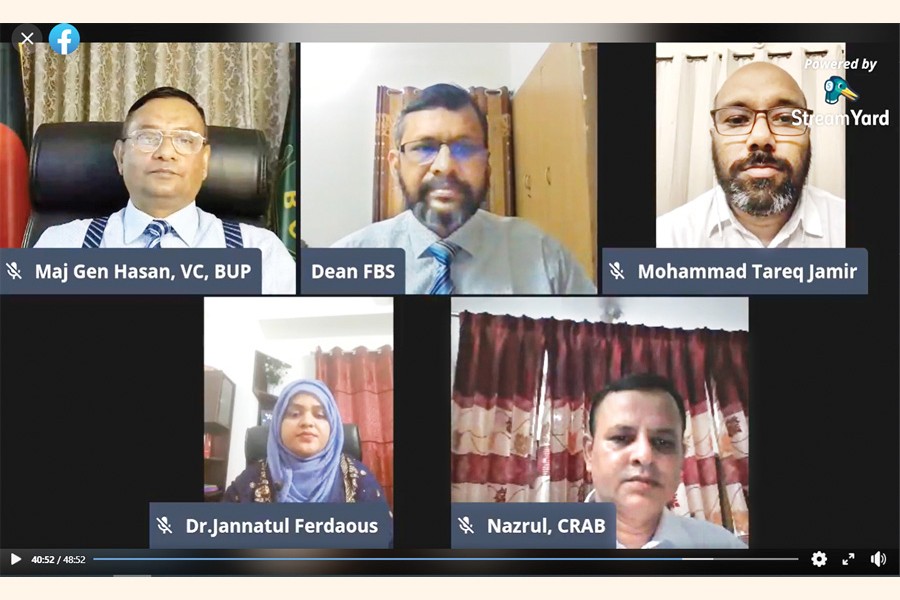 Dignitaries attending the ceremony of Excel Maestros 2020 via Zoom meeting