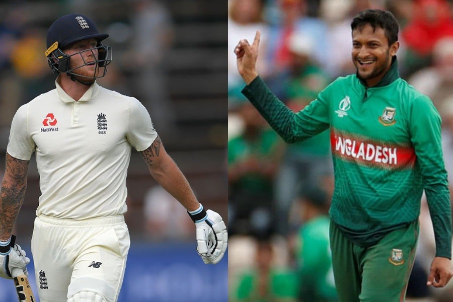A combination photo of Shakib Al Hasan and Ben Stokes – Collected