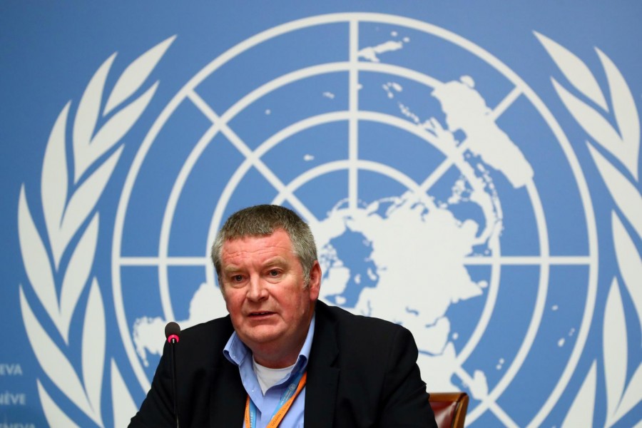 Mike Ryan, Executive Director of the World Health Organisation (WHO) seen in this undated Reuters photo