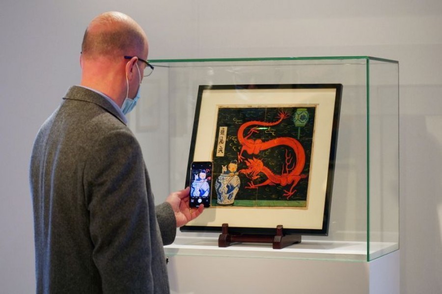 Tintin painting tipped to fetch over 2m euros