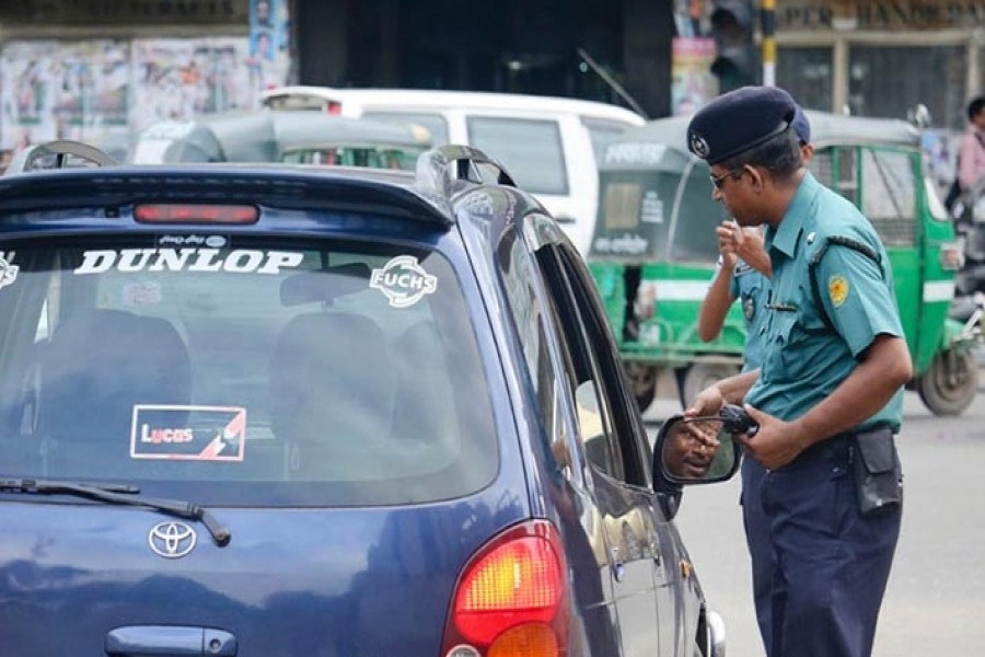 BRTA fines Tk 3.23m in Feb for violating traffic rules