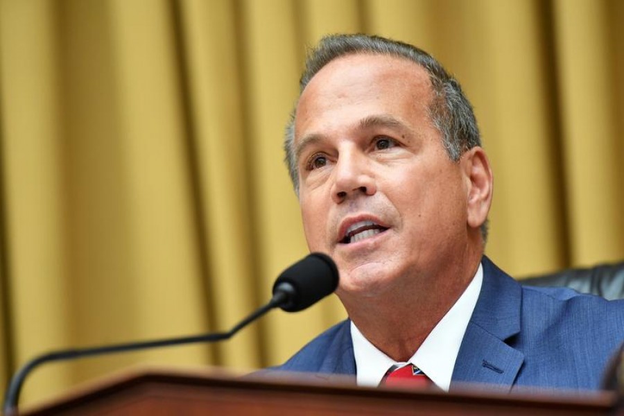 Rep David Cicilline (D-RI) speaks during a hearing in the Rayburn House office Building on Capitol Hill, in Washington, US, July 29, 2020 — Mandel Ngan/Pool via Reuters/Files