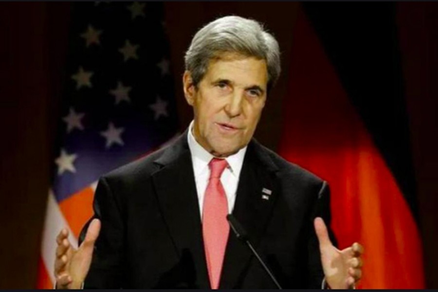 US climate envoy Kerry arrives in Dhaka