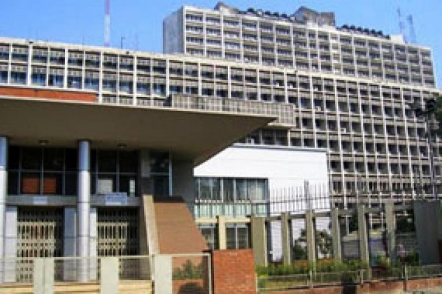 File photo of Bangladesh Secretariat