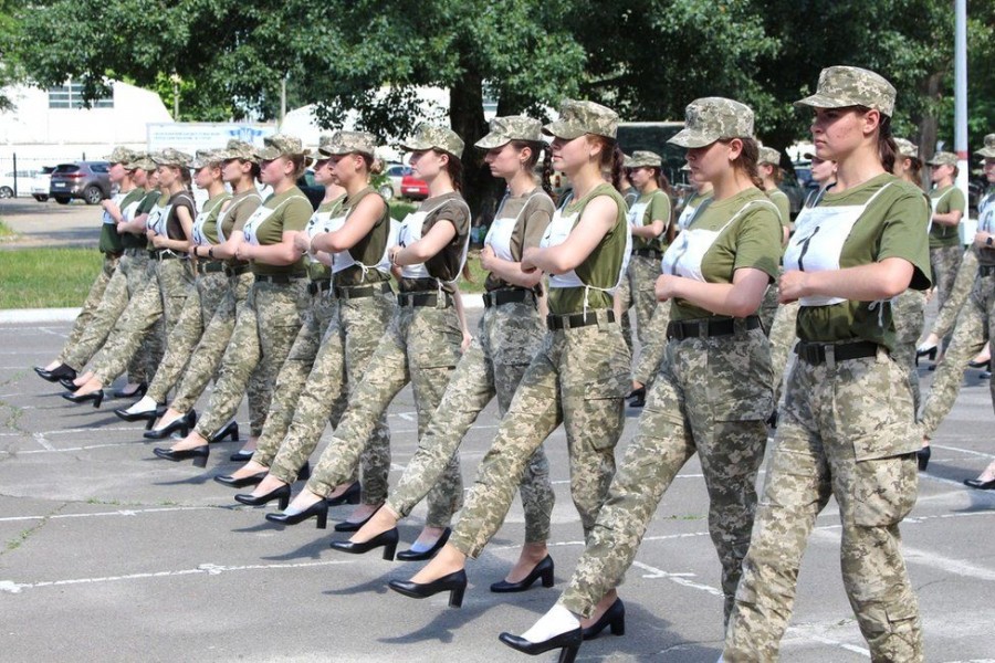 Ukraine plans for women to march in high heels spark outrage